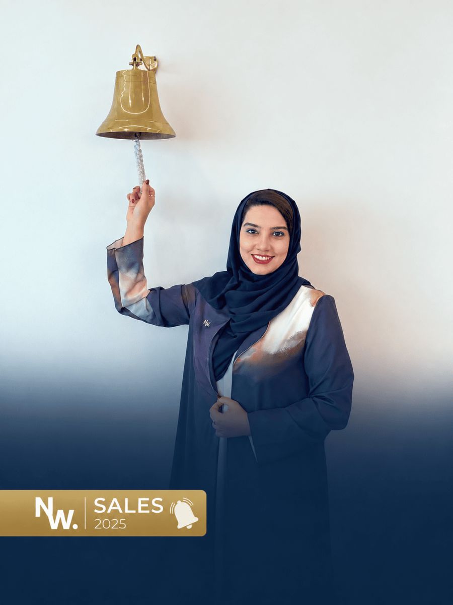 Kolsoum Al Bastaki ringing the New Way sales bell