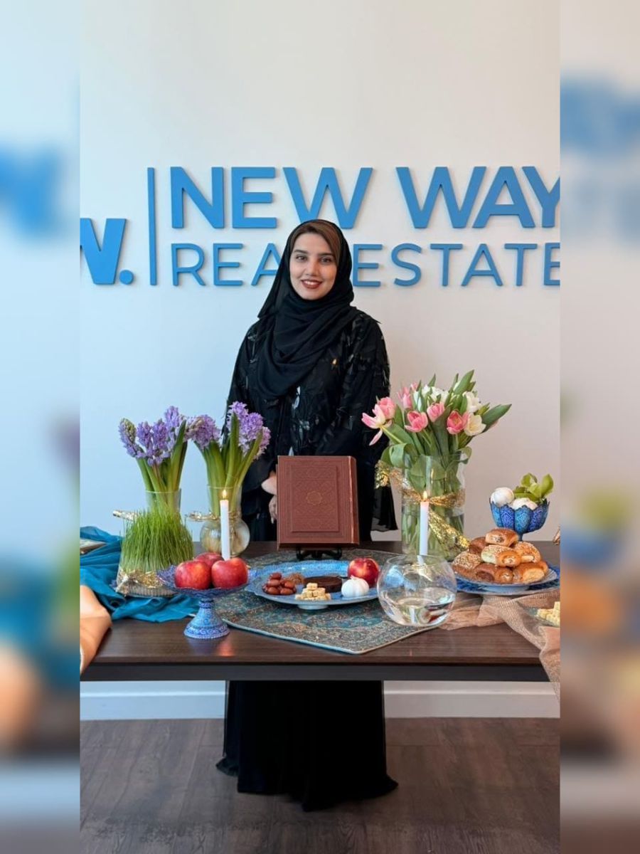 Celebrating Nowruz at the New Way Real Estate office